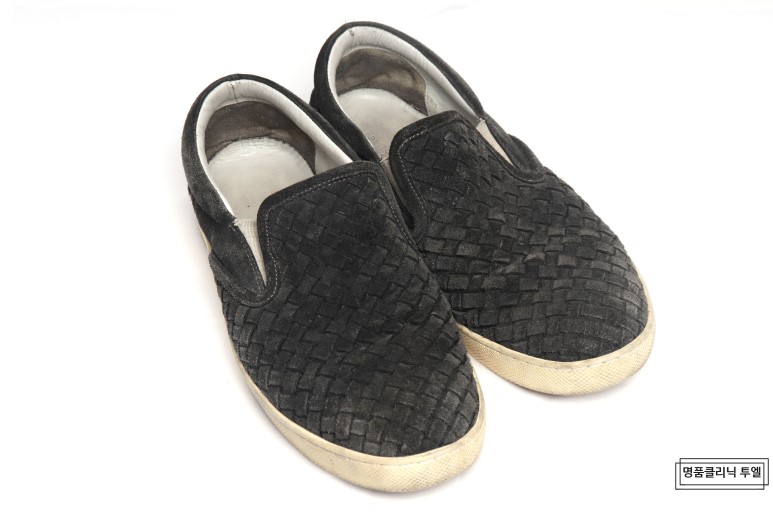 보테가베네타 세무 스웨이드 슬립온 명품 신발 세탁하고 색빠짐 해결하기!